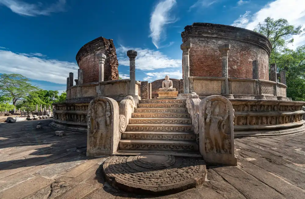 Polonnaruwa Vatadage Ruins in Sri Lanka, Highlighted by the Best Travel Agents in Brisbane