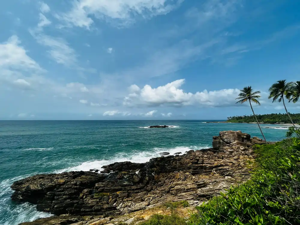 the beautiful Tangalle beach