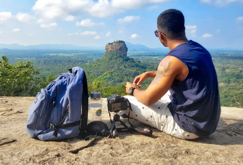 Backpacking Sri Lanka enjoyed by a tourist