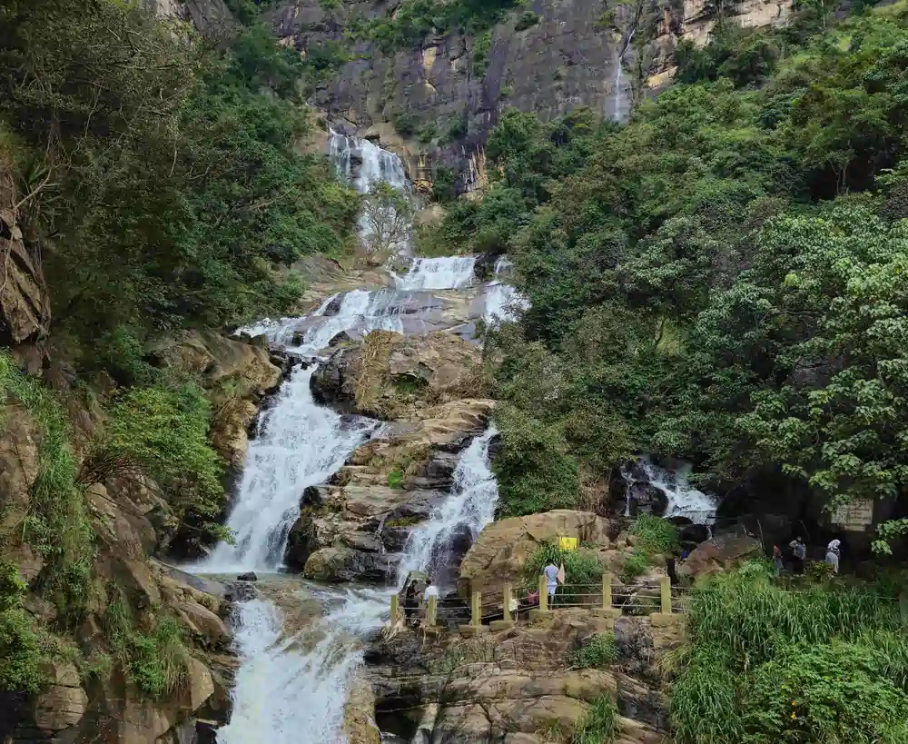 Ravana Waterfalls in Ella, Sri Lanka