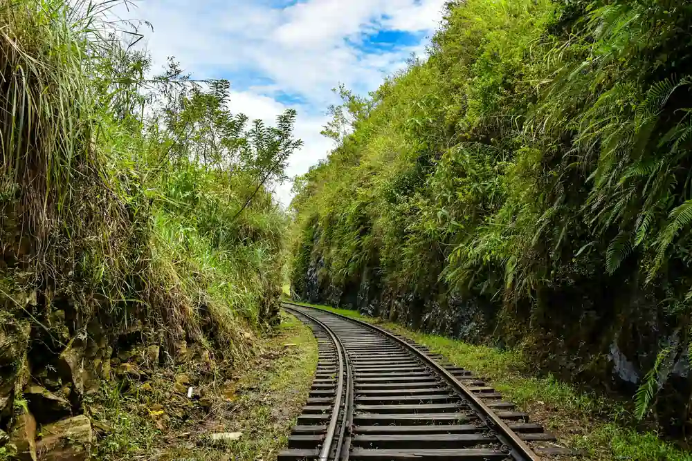 Beautiful railroad in Ella Sri Lanka.