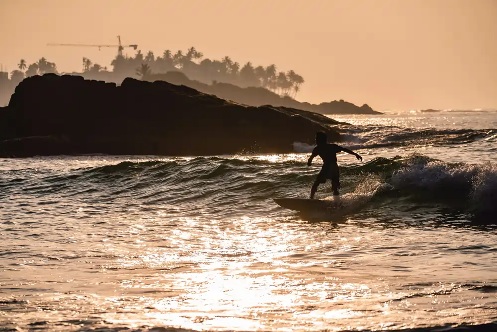 Surfing in Sri Lanka is a unique experience.